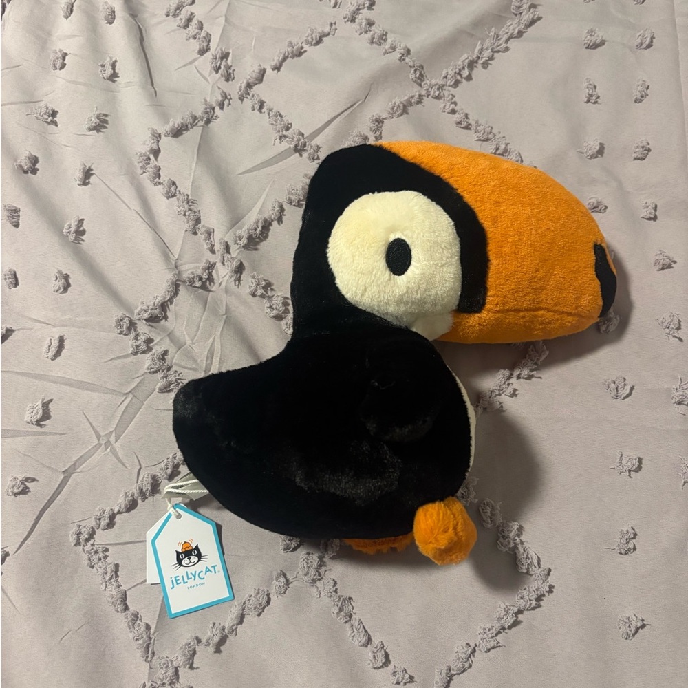 Jellycat Bodacious Beak Toucan NWT